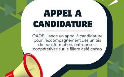 Appel à candidature pour l’accompagnement des unités de transformation du café et cacao sur le projet de promotion des produits locaux en Afrique de l’Ouest (PPL) phase 2 
